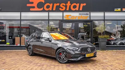 Grijs Gebruikt 2022 Mercedes C220 AMG line Stationwagen | € 34.950 (Eerlijke prijs)