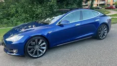 Blauw Gebruikt 2015 Tesla Model S Sedan | € 17.999 (Goede deal)