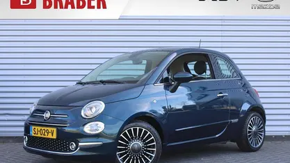 Occasion Fiat 500 Lounge 2018 Blauw Hatchback