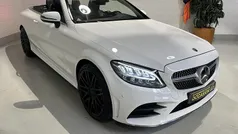 Wit Gebruikt 2018 Mercedes C180 AMG line Cabriolet | € 32.950 (Eerlijke prijs)