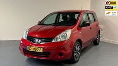 Rood Gebruikt 2009 Nissan Note Visia MPV | € 4.345 (Eerlijke prijs)
