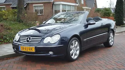 Blauw Occasion 2005 Mercedes CLK200 Avantgarde Cabriolet | € 8.995 (Eerlijke prijs)