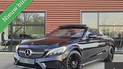 Zwart Occasion 2018 Mercedes C180 AMG line Cabriolet | € 25.990 (Eerlijke prijs)