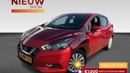 Rood Gebruikt 2023 Nissan Micra Acenta Hatchback | € 13.430 (Eerlijke prijs)