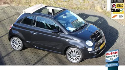 Occasion Fiat 500C Rock 69 PK (50 kW) 2011 Zwart Cabriolet