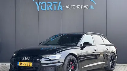 Occasion Audi A6 S-Line 368 PK (270 kW) 2021 Zwart Stationwagen