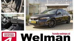 Zwart Gebruikt 2023 Honda Civic Hybrid Hatchback | € 32.950 (Super prijs)