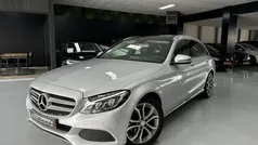 Grijs, metallic lak Gebruikt 2017 Mercedes C180 AMG Stationwagen | € 17.490 (Super prijs)