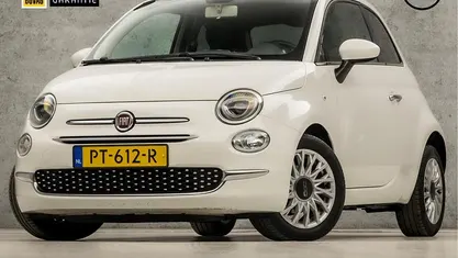 Wit Gebruikt 2017 Fiat 500 Lounge Hatchback | € 8.945 (Eerlijke prijs)