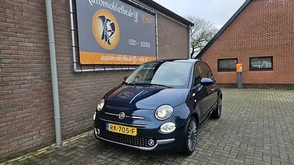 Blauw Occasion 2017 Fiat 500 Lounge Hatchback | € 6.995 (Eerlijke prijs)