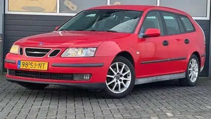 Rood Occasion 2006 Saab 9-3 Linear Stationwagen | € 2.250 (Super prijs)