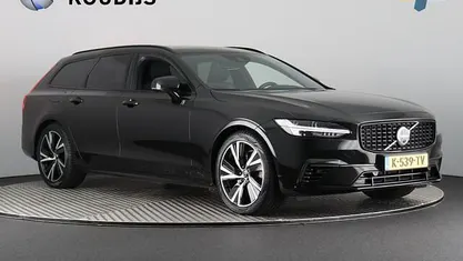 Occasion Volvo V90 R-Design 340 PK (250 kW) 2021 Zwart Stationwagen