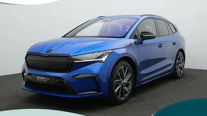 Occasion Skoda Enyaq iV SportLine 150 kW (204 PK) 2022 Blauw SUV