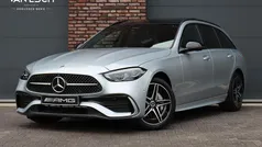 Zilver (metallic) Gebruikt 2024 Mercedes C300 AMG line Stationwagen | € 46.500 (Goede deal)