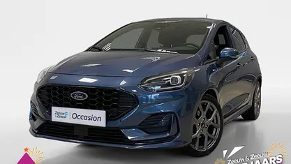Blue metallic (pn4ft) Gebruikt 2023 Ford Fiesta ST-Line X Hatchback | € 17.950 (Eerlijke prijs)