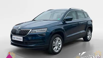 Lava blue metallic (blauw metallic) Gebruikt 2020 Skoda Karoq Business Line SUV | € 24.845 (Goede deal)