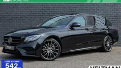 Zwart Gebruikt 2017 Mercedes E400 AMG line Stationwagen | € 33.795 (Super prijs)