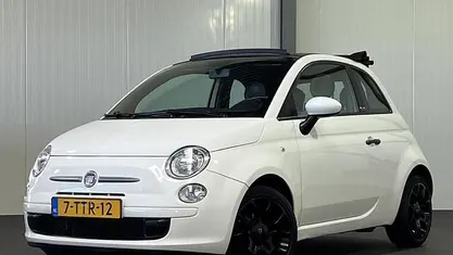 Wit Occasion 2011 Fiat 500C Lounge Cabriolet | € 6.945 (Eerlijke prijs)
