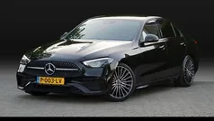 Zwart Gebruikt 2022 Mercedes C180 AMG line Sedan | € 44.950 (Super prijs)
