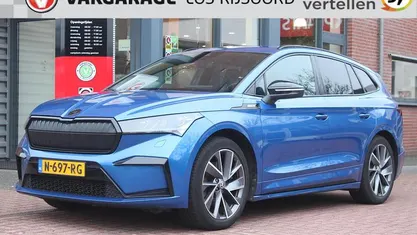 Occasion Skoda Enyaq iV SportLine 150 kW (204 PK) 2021 Blauw SUV
