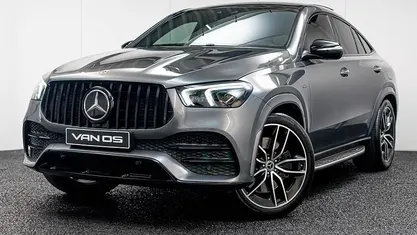 Grijs (metallic) Gebruikt 2021 Mercedes GLE350 AMG line Coupé | € 67.995 (Eerlijke prijs)