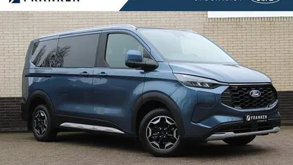 Blauw (metallic) Occasion 2025 Ford Tourneo Custom Active X Van | € 59.900 (Eerlijke prijs)