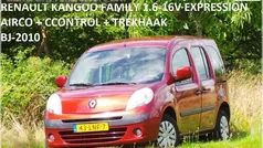 Rood Gebruikt 2010 Renault Kangoo Expression MPV | € 3.449 (Super prijs)