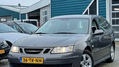 Occasion Saab 9-3 Linear 122 PK (89 kW) 2007 Grijs, metallic lak Stationwagen
