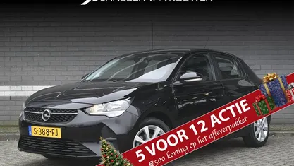Zwart Gebruikt 2022 Opel Corsa Edition Hatchback | € 14.945 (Eerlijke prijs)