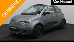 Grijs Gebruikt 2022 Fiat 500e La Prima Cabriolet | € 23.900 (Eerlijke prijs)