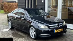 Zwart Gebruikt 2015 Mercedes C180 Ambition Coupé | € 13.945 (Super prijs)