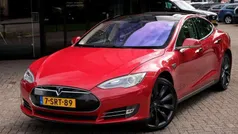 Rood Gebruikt 2013 Tesla Model S Performance Sedan | € 16.950