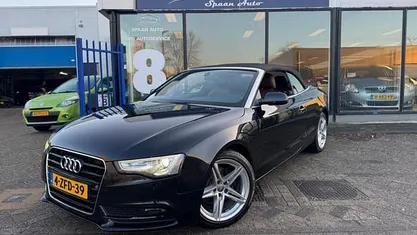 Occasion Audi A5 Cabriolet S-Line 170 PK (125 kW) 2015 Zwart Cabriolet