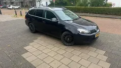Zwart, metallic lak Gebruikt 2011 VW Golf VI Comfortline Stationwagen | € 3.500 (Super prijs)