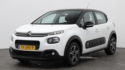 Wit (metallic) Gebruikt 2018 Citroën C3 Feel Hatchback | € 9.400 (Eerlijke prijs)