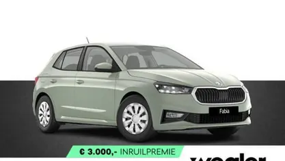 Nieuw Skoda Fabia Essence 95 PK (69 kW) 2026 Groen Hatchback