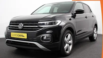 Zwart Occasion 2021 VW T-Cross Style SUV | € 19.940 (Super prijs)