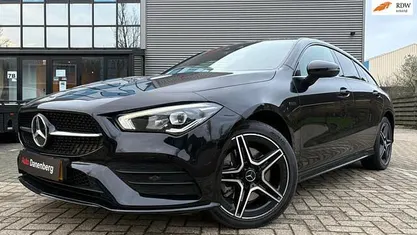 Zwart Occasion 2021 Mercedes CLA250 Shooting Brake AMG Stationwagen | € 25.950 (Super prijs)