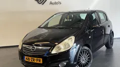 Zwart Gebruikt 2008 Opel Corsa Enjoy Hatchback | € 2.450 (Super prijs)