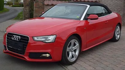 Occasion Audi A5 Cabriolet S-Line 224 PK (164 kW) 2015 Rood Cabriolet