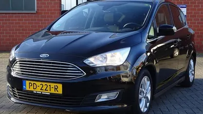 Zwart (metallic) Gebruikt 2015 Ford C-MAX Titanium MPV | € 7.995 (Eerlijke prijs)