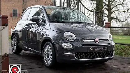 Grijs Occasion 2018 Fiat 500C Lounge Cabriolet | € 10.995 (Eerlijke prijs)