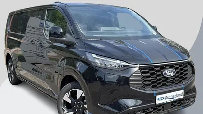 Zwart Nieuw 2025 Ford Transit Custom Sport Van | € 46.895 (Eerlijke prijs)