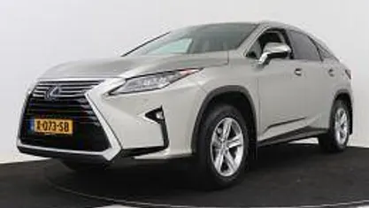 Occasion Lexus RX450h Luxury Line 313 PK (230 kW) 2017 Sonic titanium metallic (grijs metallic) SUV