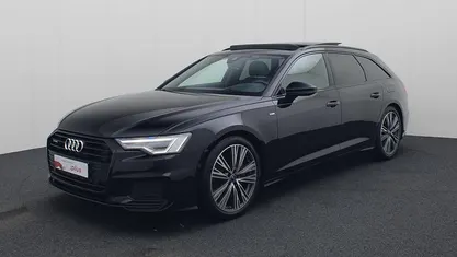 Zwart Occasion 2022 Audi A6 S-Line Stationwagen | € 47.440 (Eerlijke prijs)