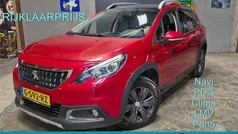 Rood Gebruikt 2018 Peugeot 2008 GT-line SUV | € 10.950 (Goede deal)