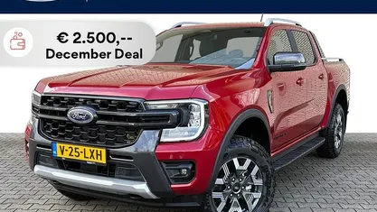 Rood Nieuw 2025 Ford Ranger Wildtrack Pickup | € 49.350 (Super prijs)