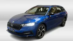 Blauw Gebruikt 2022 Skoda Octavia SportLine Stationwagen | € 28.450 (Eerlijke prijs)