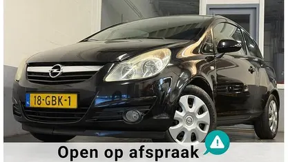 Zwart Gebruikt 2008 Opel Corsa Enjoy Hatchback | € 1.795 (Goede deal)
