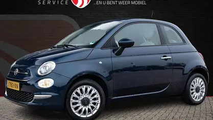 Blauw Occasion 2020 Fiat 500 Lounge Hatchback | € 12.585 (Eerlijke prijs)